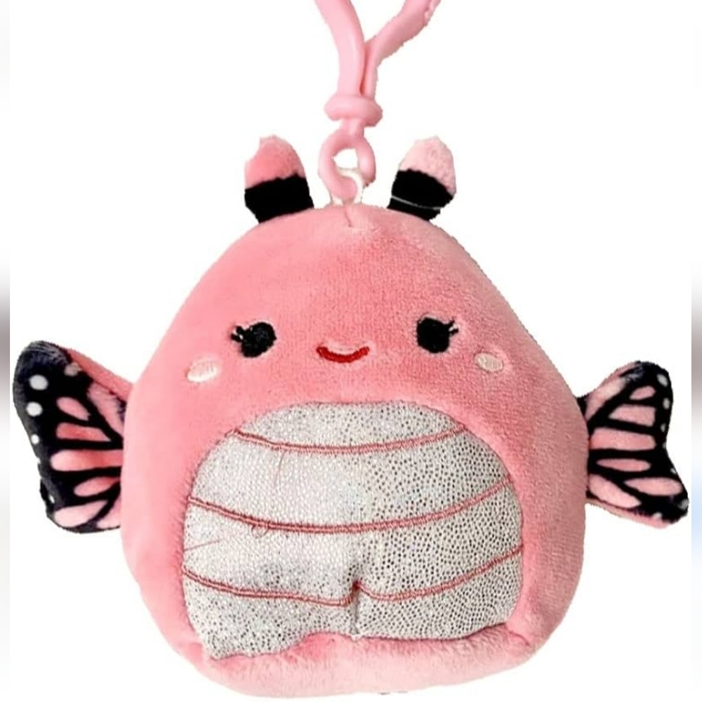 Squishmallows Andreina the Butterfly Clip On 4" Plush‎ NWT